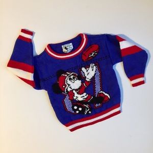 Vintage 1980’s Mickey Mouse Disney Sweater🏈